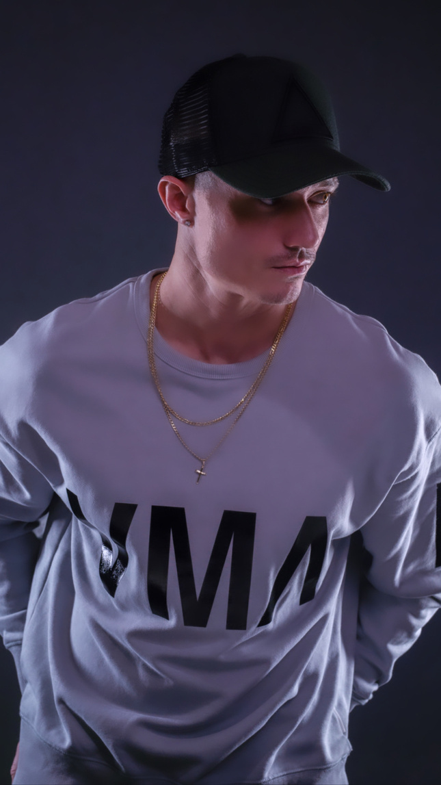 Leon Budrow in a low-key studio portrait